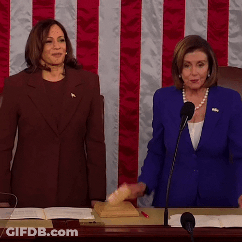 Nancy Pelosi And Kamala Harris GIF
