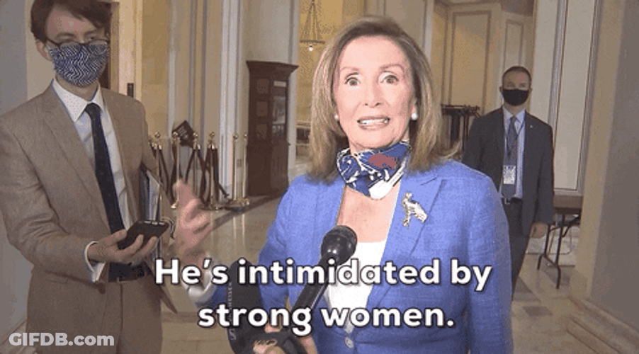 Nancy Pelosi Internview GIF