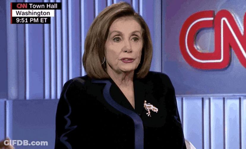 Nancy Pelosi Is On A Mission GIF