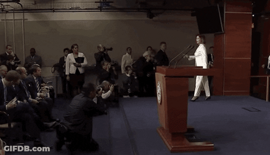 Nancy Pelosi Point Someone GIF