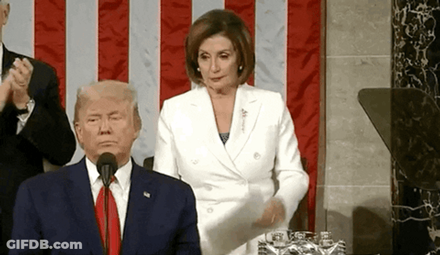 Nancy Pelosi Torn The Paper GIF