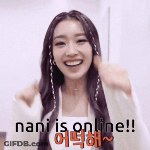 Nani Is Online Spin Around GIF