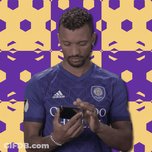 Nani Playing His Phone GIF