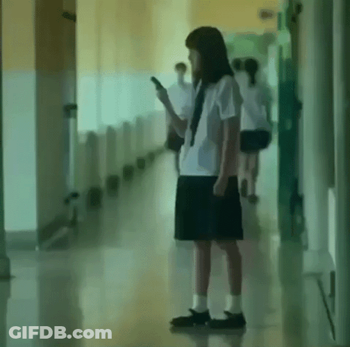 Nanno Throwing Phone GIF