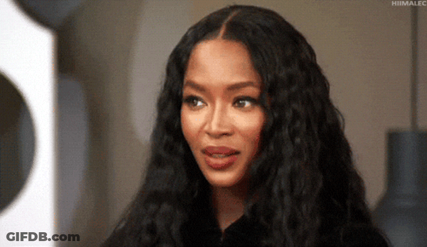 Naomi Campbell Judging GIF