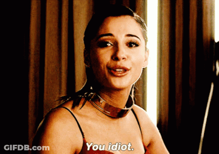 Naomi Scott You Idiot GIF