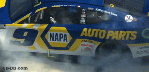 Napa Auto Parts Race Car Driving GIF