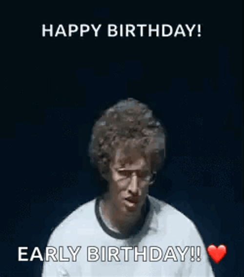 Napoleon Dynamite Dance Happy Early Birthday GIF