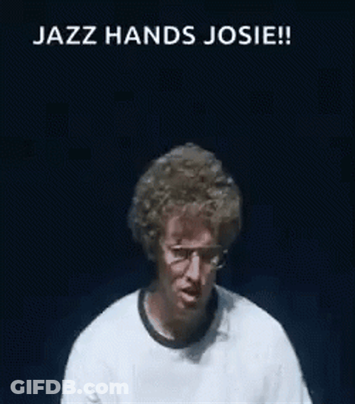 Napoleon Dynamite Dance Jazz Hands Josie GIF
