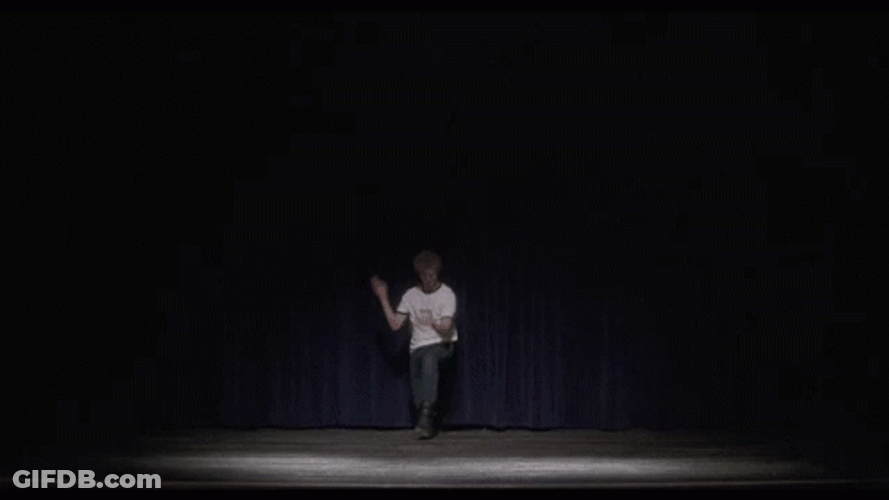 Napoleon Dynamite Dance Rolling On Floor GIF