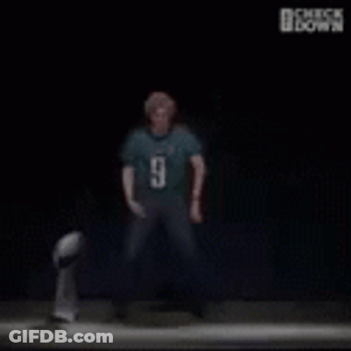 Napoleon Dynamite Dance Wearing Football Jersey GIF