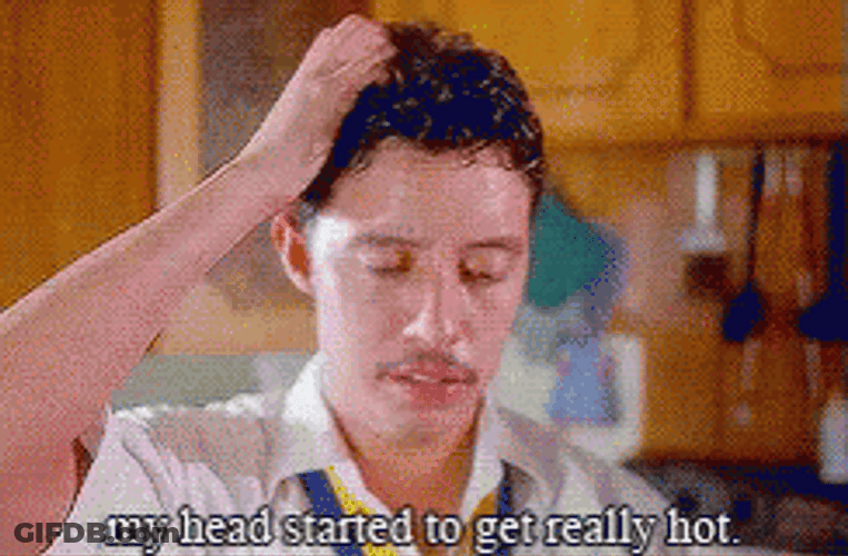 Napoleon Dynamite Efren Ramirez As Pedro Sweating GIF