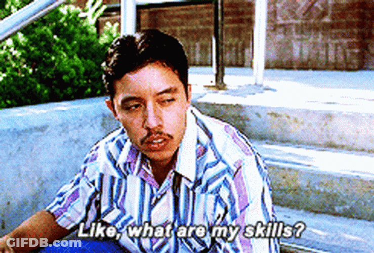 Napoleon Dynamite Efren Ramirez As Pedro What Are My Skills GIF