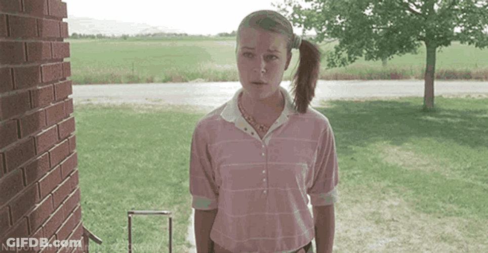 Napoleon Dynamite Film Tina Majorino As Deb Bradshaw Staring GIF