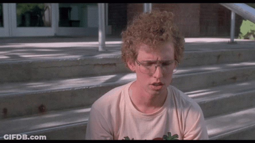 Napoleon Dynamite Jon Heder Sweet Reaction GIF