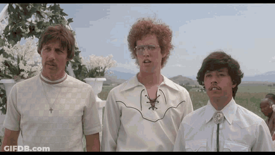 Napoleon Dynamite Uncle Rico And Pedro Unforgettable Expericences GIF