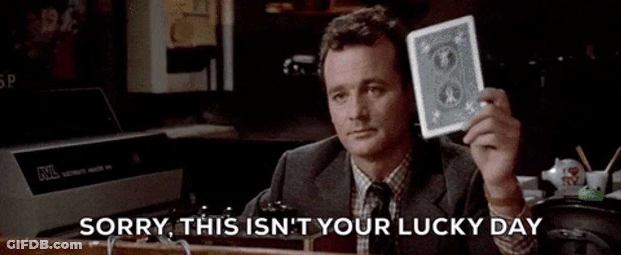 Napoleon Lucky Bill Murray GIF