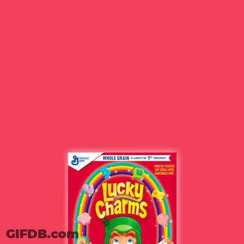 Napoleon Lucky Charms Cereal Red Balloon GIF