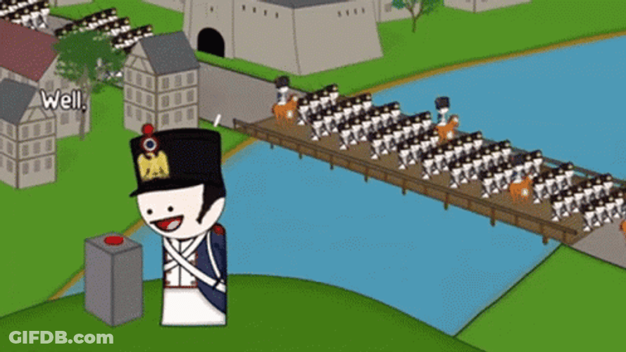 Napoleon Lucky Press The Button GIF