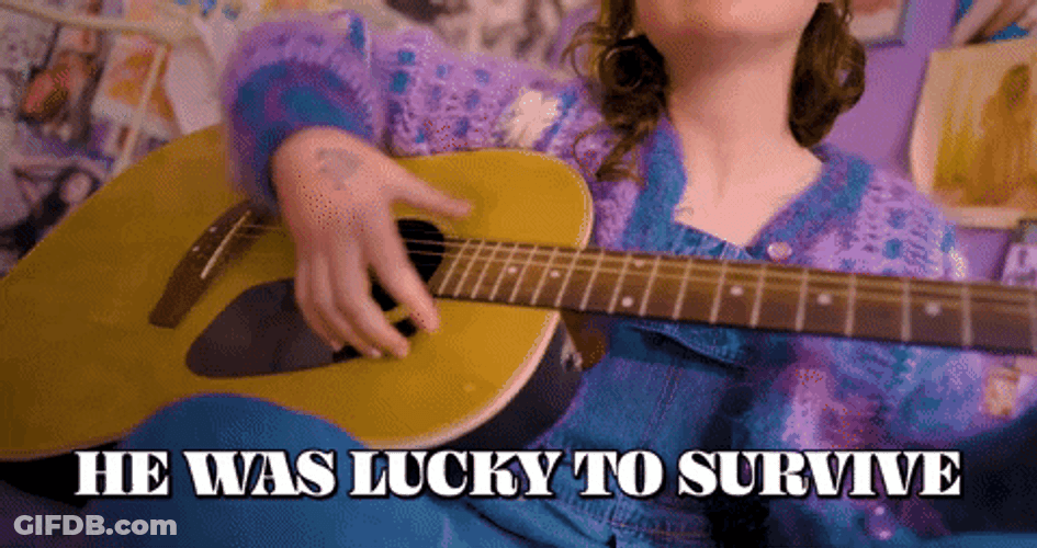 Napoleon Lucky To Survive GIF