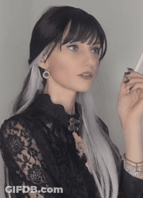 Narcissa Malfoy Holding Cigarette GIF
