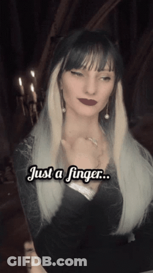 Narcissa Malfoy Just A Finger GIF