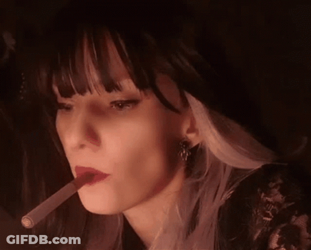 Narcissa Malfoy Smoking GIF