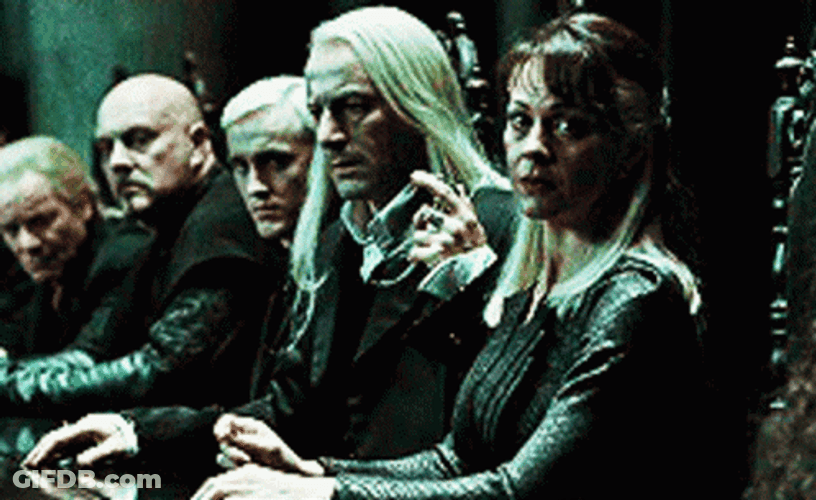 Narcissa Malfoy Staring Into Someone GIF