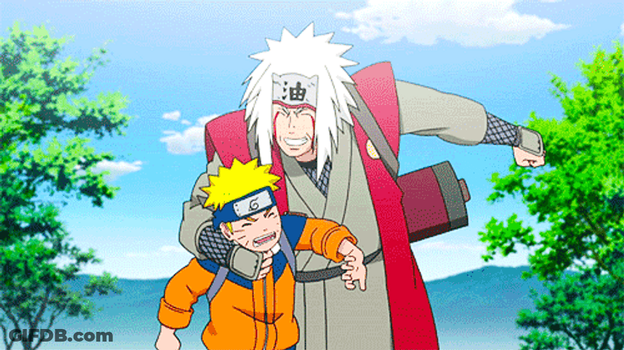 Naruto And Jiraiya GIF