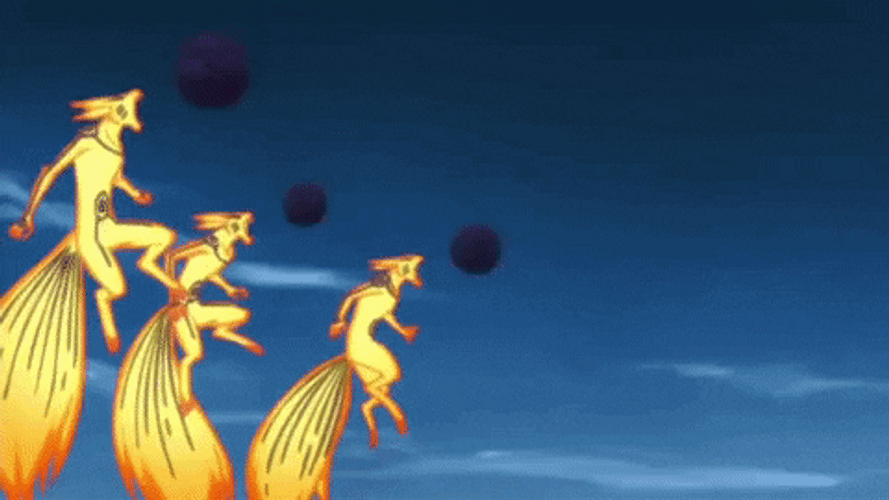 Naruto And Sasuke Kurama GIF