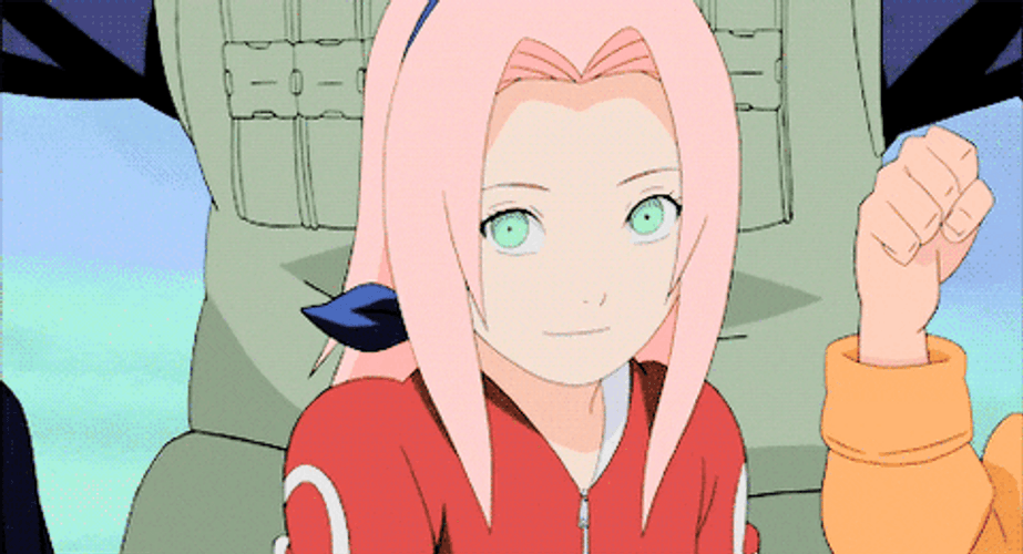 Naruto And Sasuke Sakura Smile GIF
