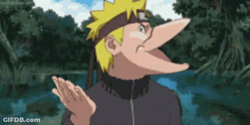Naruto Anime Funny Transformation GIF