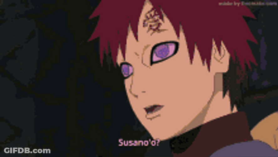 Naruto Anime Gaara Rinnegan GIF