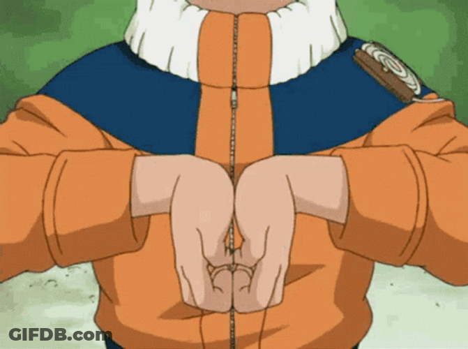 Naruto Anime Summoning Jutsu GIF