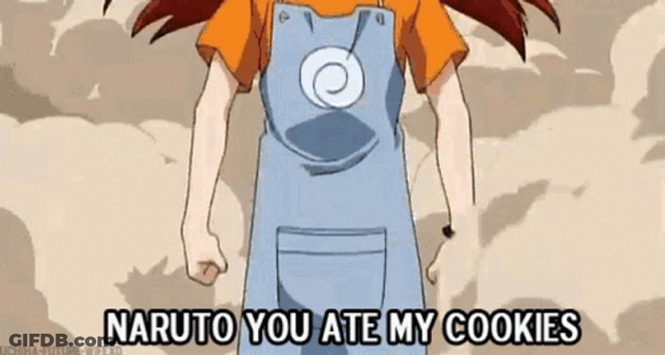 Naruto Ate The Cookies Funny GIF