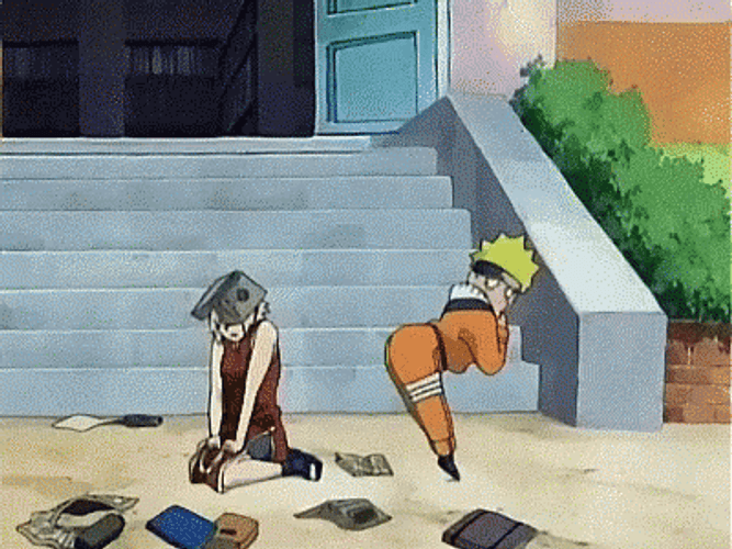 Naruto Butt Twerk Dance Around Sakura GIF