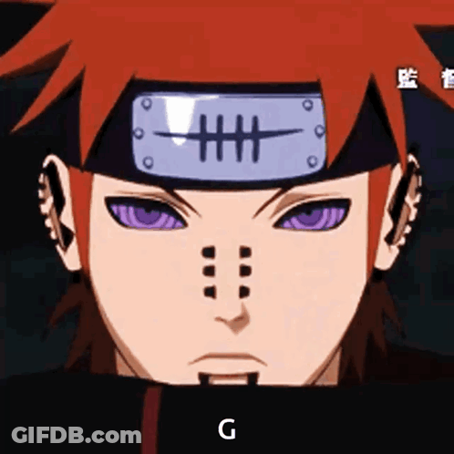 Naruto Character Close Up With Purple Eyes GIF