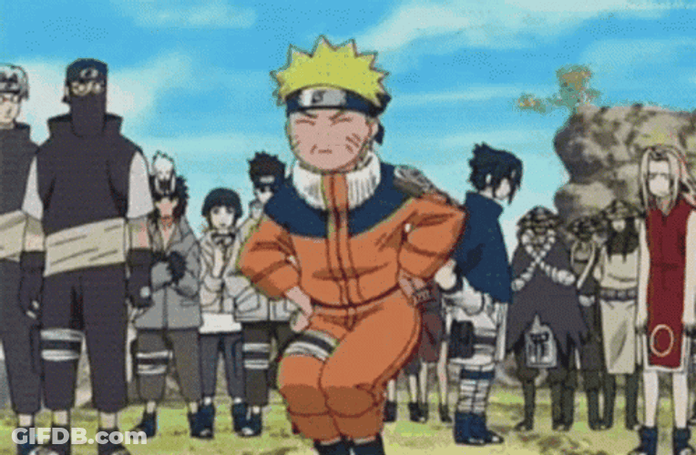 Naruto Dance Chicken Like Funny GIF