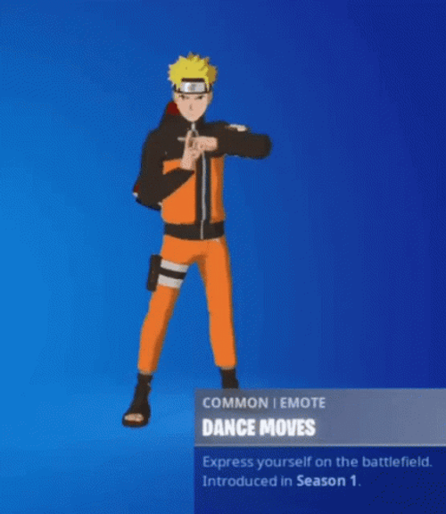 Naruto Dance Fortnite GIF