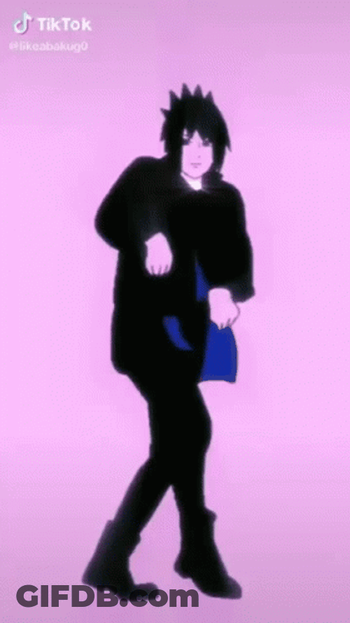Naruto Dancing Amazing Sasuke Uchiha GIF