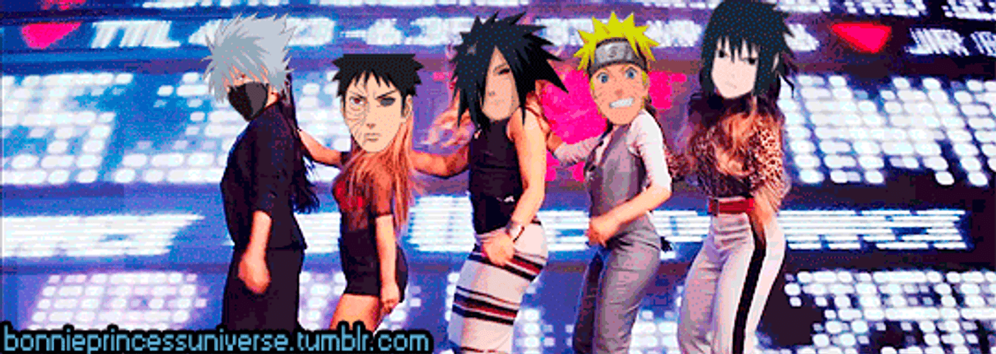 Naruto Dancing Fifth Harmony GIF
