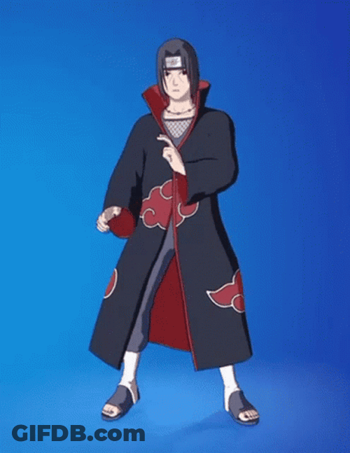 Naruto Dancing Itachi Uchiha GIF