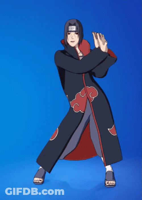 Naruto Dancing Itachi Uchiha Fornite GIF