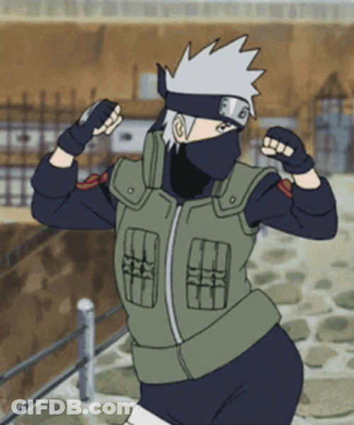Naruto Dancing Kakashi Gay GIF