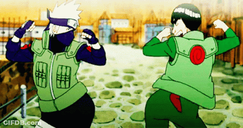 Naruto Dancing Kakashi Hatake Anime GIF