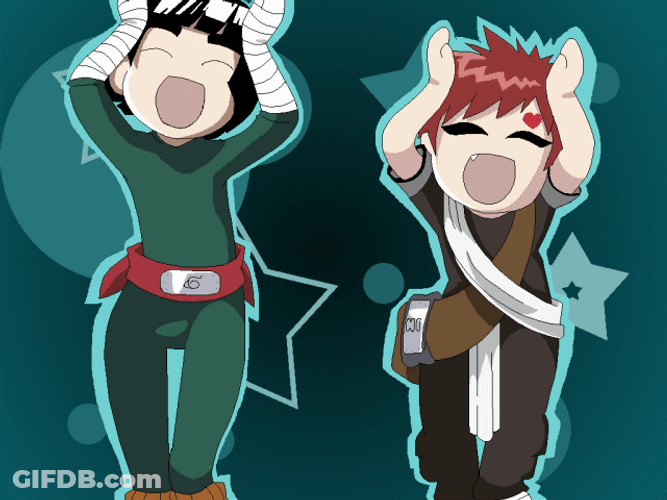 Naruto Dancing Rock Lee Anime GIF