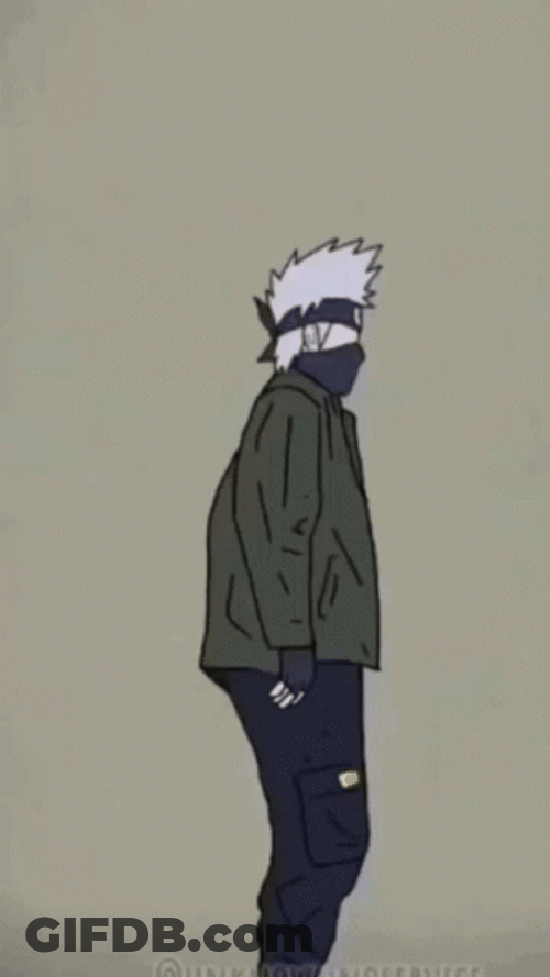 Naruto Dancing Split Kakashi Hatake GIF
