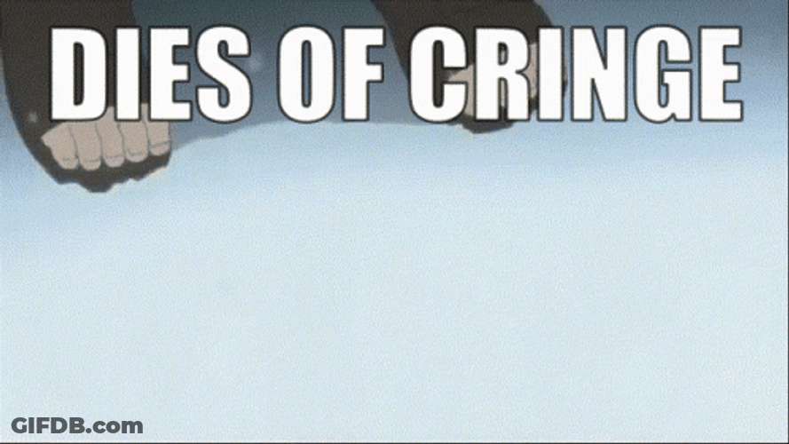 Naruto Dies Of Cringe Meme GIF