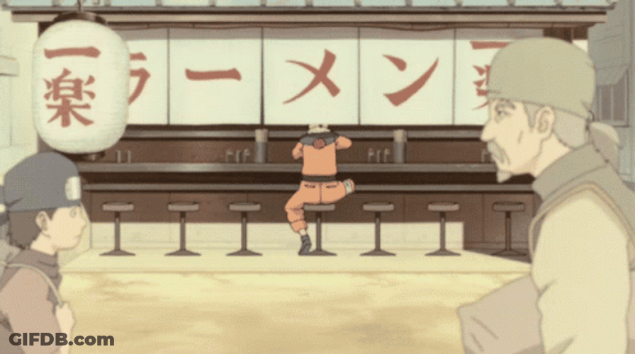 Naruto Eating Ramen At Icharaku GIF