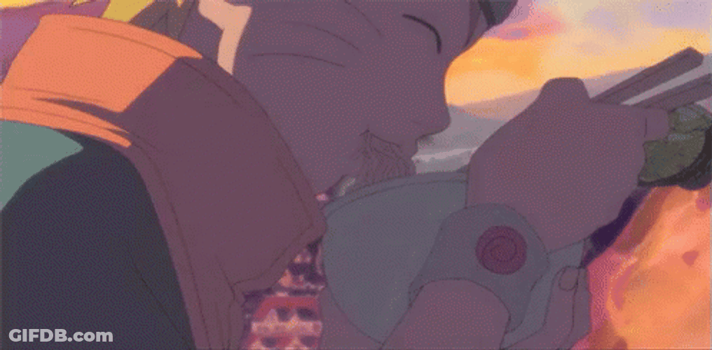 Naruto Eating Steaming Ramen Noodles GIF